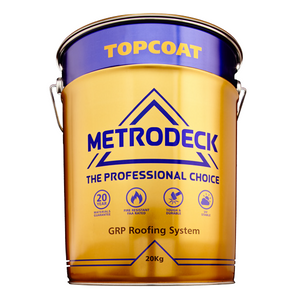 Metrodeck GRP Roofing Topcoat 20kg Anthracite Grey (including Catalyst)