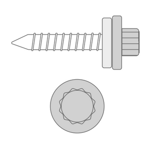 Cladco 32mm Screws to Wood with Moulded Head (Pack of 100)