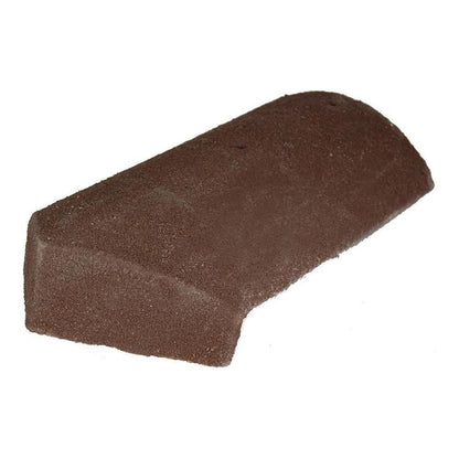 Redland Concrete Third Round Block End Hip 02 - Brown