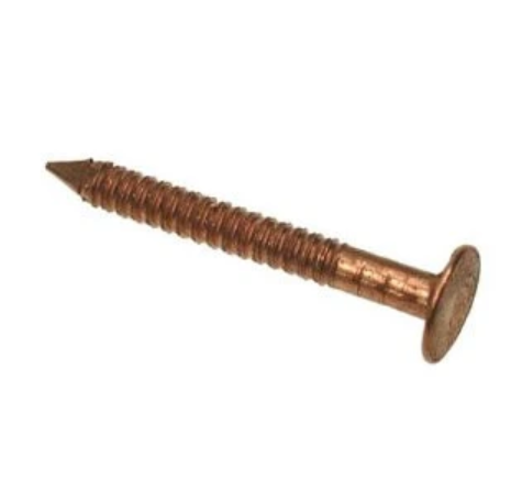 Copper Annular Ring Shank Nails (1kg Bag)