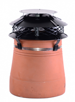 Brewer Ultimate Multi-Fuel Cowl - Round Black