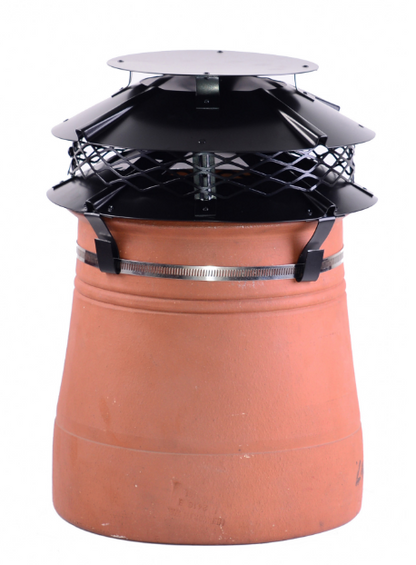 Brewer Ultimate Multi-Fuel Cowl - Round Black