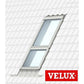VELUX GIU MK34 0068 Triple Glazed White Polyurethane Fixed Element (78 x 92cm)