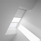 VELUX DFD UK04 1025 Duo Blackout and Pleated Blind - White & White
