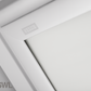 VELUX DML Electric Blackout Roller Blind (White Trim)