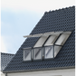 VELUX GDL MK19 S10W02 White Painted Cabrio® Roof Balcony for Tiles (78 x 252 cm)