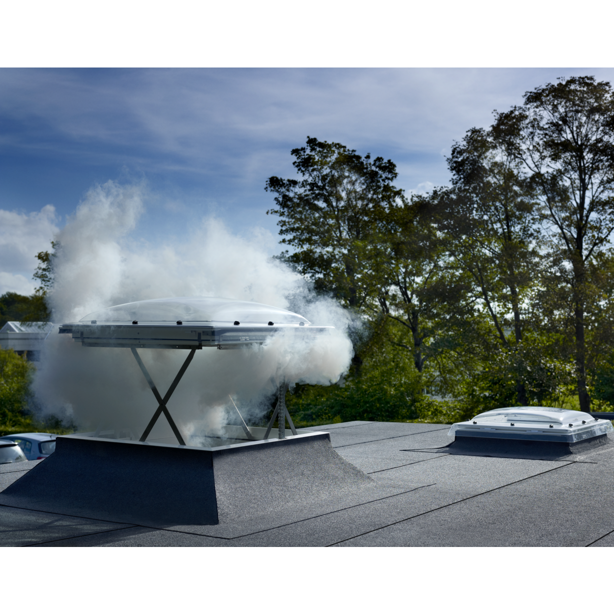 VELUX CSP 120120 1073Q Flat Roof Smoke Ventilation Base Only (120 x 120 cm)