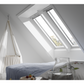 VELUX GGL PK25 2067 High Energy Efficiency Glazing White Painted Centre-Pivot Window (94 x 55 cm)