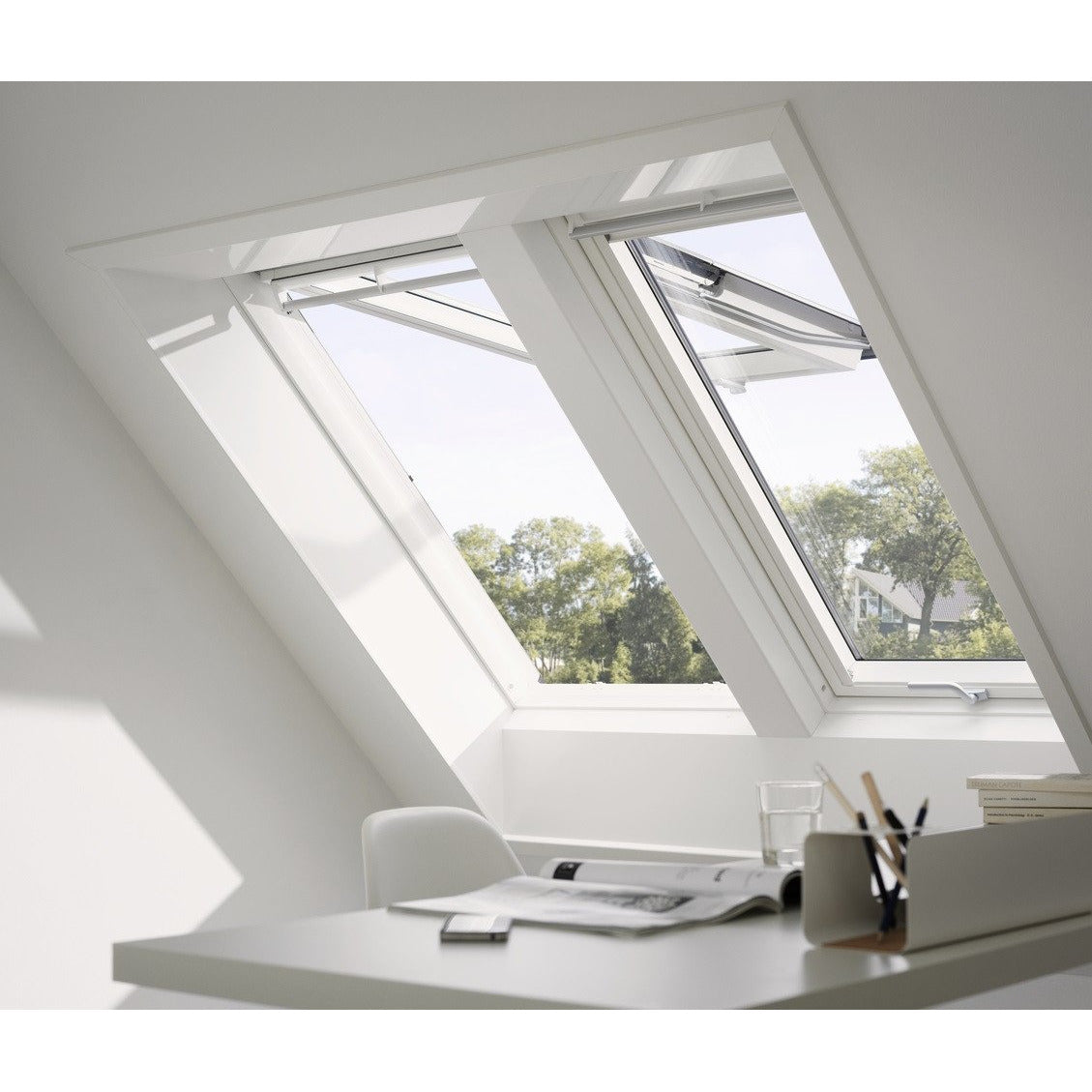 VELUX GPU UK08 0066 White Top-Hung Window