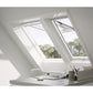 VELUX GPU MK04 0062 Triple Glazed & Noise Reduction White Polyurethane Top-Hung Roof Window (78 x 98 cm)