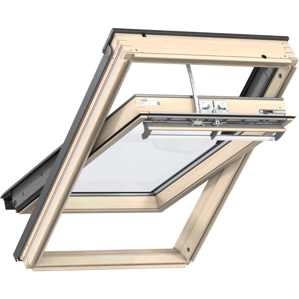 VELUX GGL UK08 306830 Triple Glazed Pine INTEGRA® SOLAR Window (134 x 140 cm)