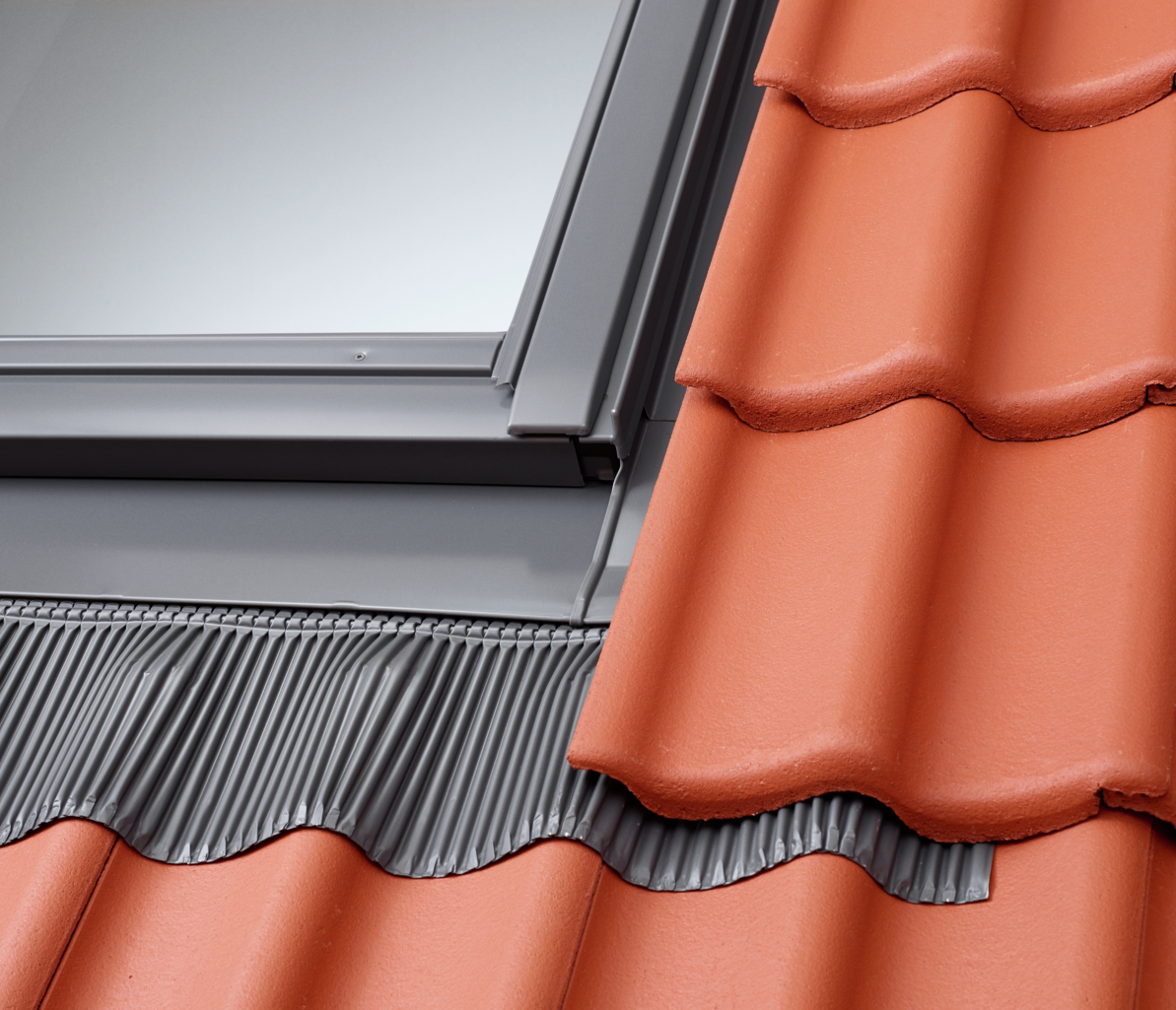 VELUX EDJ 2000 Pro + Recessed Tile Flashings (Including Insulation & Underfelt collars)