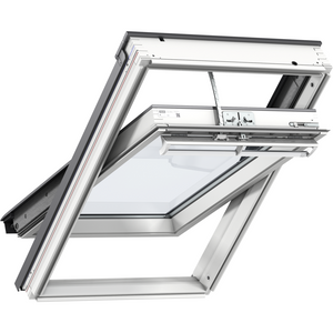 VELUX GGL SK10 206921U Solar UV Heat Protection Glazing White Painted INTEGRA® Electric Window (114 x 160 cm)