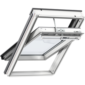 VELUX GGL SK01 206730 Triple Glazed High Energy Efficiency White Painted INTEGRA® SOLAR Window (114 x 70 cm)