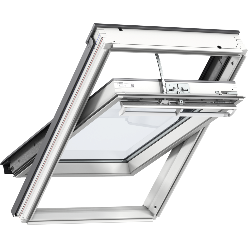 VELUX GGL MK10 206721U Triple Glazed High Energy Efficiency White Painted INTEGRA® Electric Window (78 x 160 cm)
