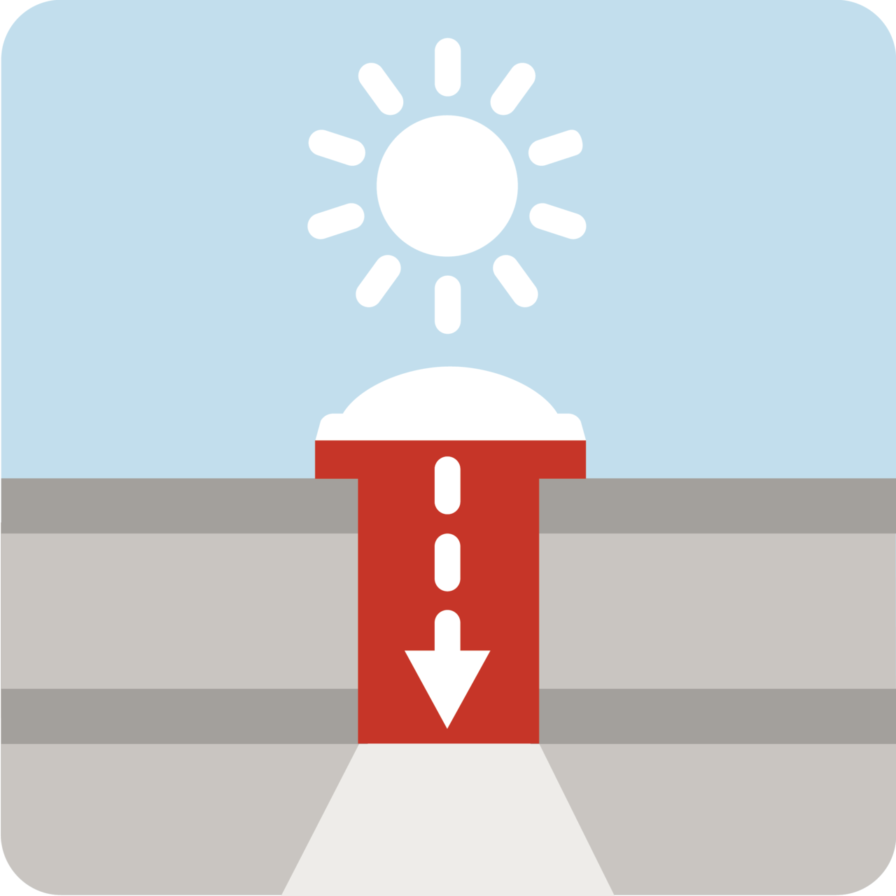 VELUX Flat Roof Rigid Sun Tunnel