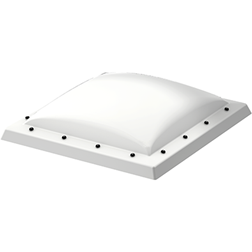 VELUX ISD 100100 0110A Obscure Polycarbonate Dome Cover 100 x 100 cm