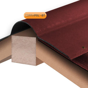 Corrapol-BT Corrugated Bitumen Ridge 1000mm - Red