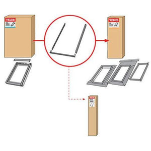 VELUX ZWC 0000T Window Profile Set (For use with on site flashing)