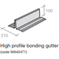 Marley Dry Fix Bonding Gutter