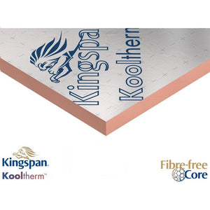 Kingspan Kooltherm K107 Pitched Roof Insulation - 2400mm x 1200mm x 60mm (pack of 5 sheets 14.40m2)