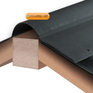 Corrapol-BT Corrugated Bitumen Ridge 1000mm - Black