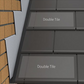 Envirotile Plastic Lightweight Double Slate