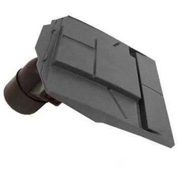 Ubbink UB37 In-Line Plain Tile Vent with 100mm Pipe Grey
