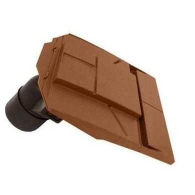 Ubbink UB37 In-Line Plain Tile Vent with 100mm Pipe - Sepia