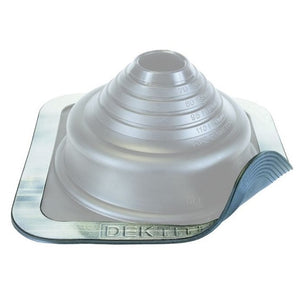 Dektite® Premium EPDM Pipe Flashing For Metal Roofs - Grey (0 - 35mm)