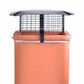 Brewer Square Birdguard Metal Chimney Cowl - Gas