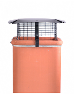 Brewer Square Birdguard Metal Chimney Cowl - Gas