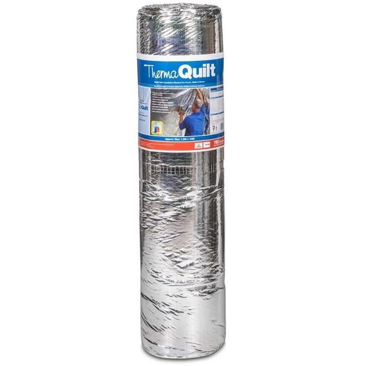 YBS ThermaQuilt Multi-Layer Foil Insulation Roll - 1.2m x 10m (12m2)