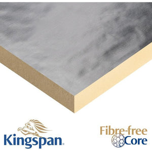 Kingspan Thermaroof TR26 Flat Roof Insulation - 2400mm x 1200mm x 90mm (pack of 3 sheets 8.64m2)