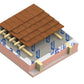 Kingspan Kooltherm K107 Pitched Roof Insulation - 2400mm x 1200mm x 75mm (pack of 4 sheets 11.52m2)