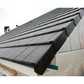 Planum Clay Interlocking Low Pitch Roof Tile 10° - Blackstone Riven