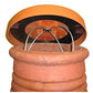 C-Cap Terracotta Chimney Cowl - 350mm for Larger Pots