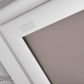 VELUX DML Electric Blackout Roller Blind (White Trim)