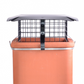 Brewer Square Birdguard Metal Chimney Cowl - Solid Fuel