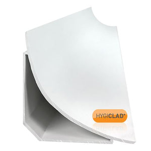 HYGICLAD® 75mm Covering Trim White - 3050mm