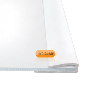 HYGICLAD® J End Trim White - 3050mm