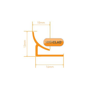 HYGICLAD® Internal Corner White - 3050mm