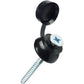 Corrapol-BT Corrugated Bitumen Roof Sheet 60mm Screws with Cap (Pack of 10) Black