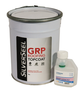 Silverseel GRP Roofing Topcoat 5kg (including Catalyst)