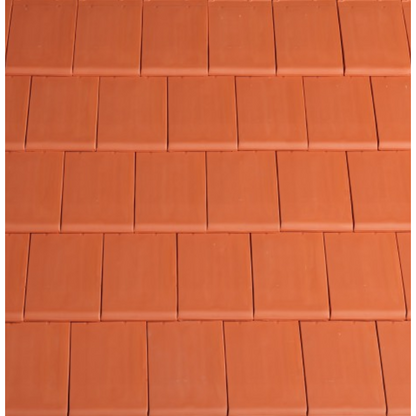 Planum Clay Interlocking Low Pitch Roof Tile 10° - Red