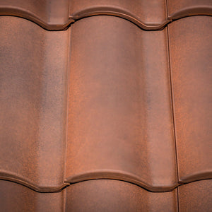 Selectum Clay Interlocking Low Pitch Roof Tile 10° - Rustic Red
