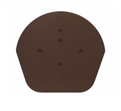 Universal Half Ridge Timloc Universal Dry Fix Half Round Ridge End Cap – Brown
