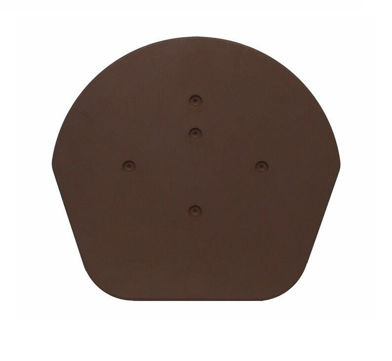 Universal Half Ridge Timloc Universal Dry Fix Half Round Ridge End Cap – Brown