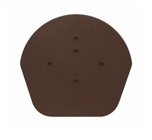 Timloc Universal Dry Fix Half Round Ridge End Cap – Brown