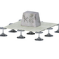 Castle Composites A1 Fire Rated ALU Adjustable Pedestals